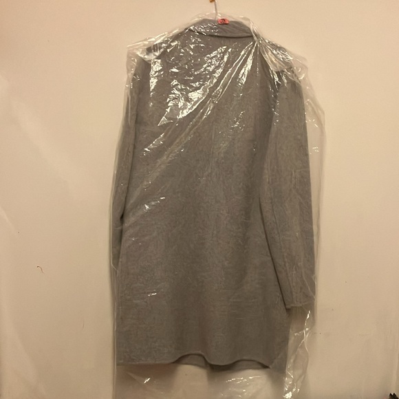 Zara Man wool blend blazer coat jacket notch collar light grey XL - Picture 8 of 8